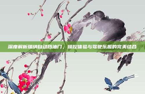深度解析瑞纳自动挡油门,操控体验与驾驶乐趣的完美结合