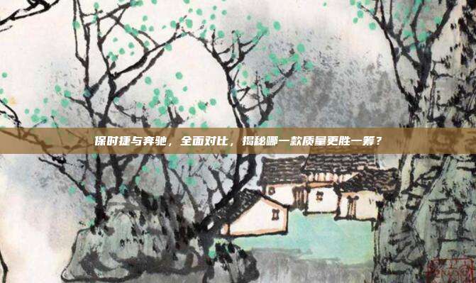 保时捷与奔驰,全面对比,揭秘哪一款质量更胜一筹?