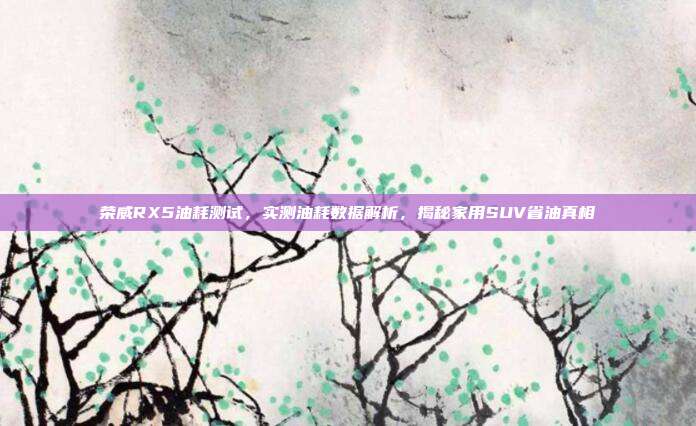 荣威RX5油耗测试,实测油耗数据解析,揭秘家用SUV省油真相