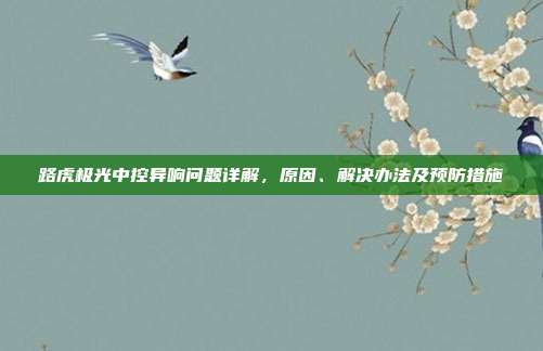路虎极光中控异响问题详解，原因、解决办法及预防措施