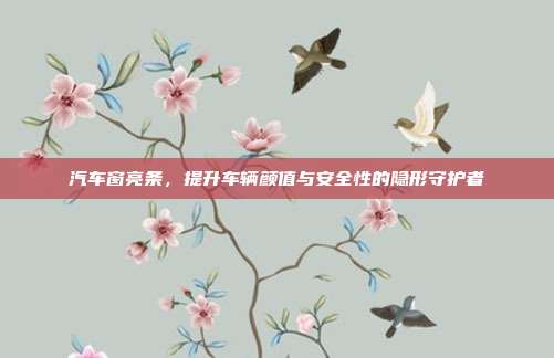 汽车窗亮条,提升车辆颜值与安全性的隐形守护者
