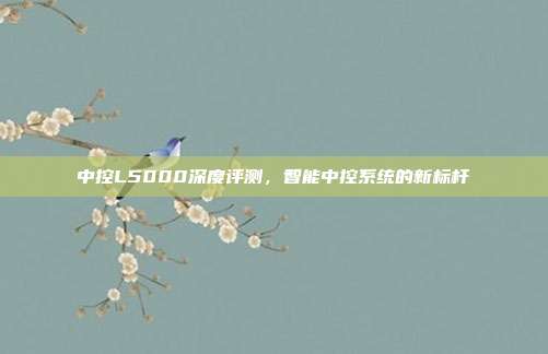 中控L5000深度评测,智能中控系统的新标杆