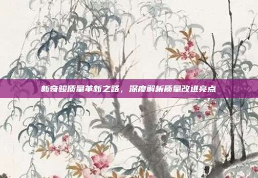 新奇骏质量革新之路，深度解析质量改进亮点