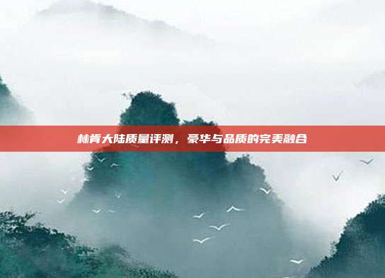 林肯大陆质量评测，豪华与品质的完美融合