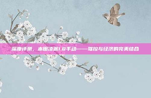 深度评测,本田凌派1.8手动——驾控与经济的完美结合