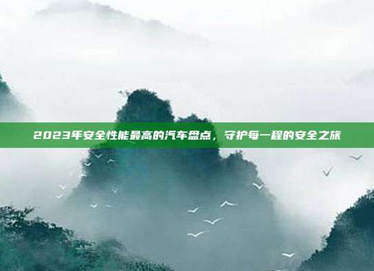 2023年安全性能最高的汽车盘点，守护每一程的安全之旅
