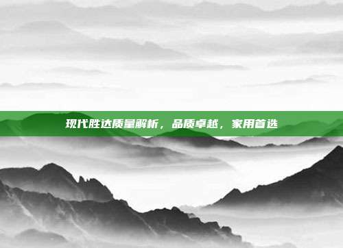 现代胜达质量解析，品质卓越，家用首选