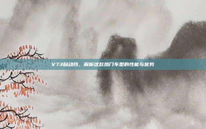 V73自动挡，解析这款热门车型的性能与优势