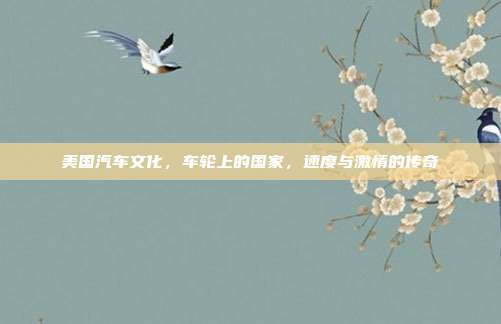美国汽车文化，车轮上的国家，速度与激情的传奇
