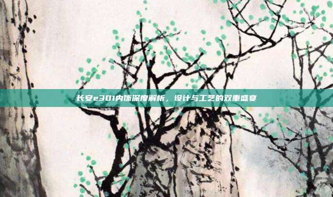 长安e301内饰深度解析，设计与工艺的双重盛宴