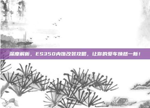 深度解析，ES350内饰改装攻略，让你的爱车焕然一新！
