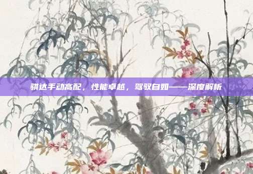 骐达手动高配，性能卓越，驾驭自如——深度解析