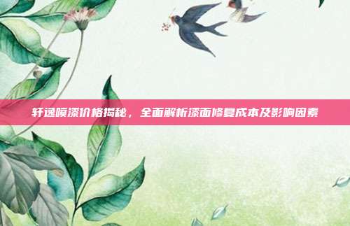 轩逸喷漆价格揭秘，全面解析漆面修复成本及影响因素