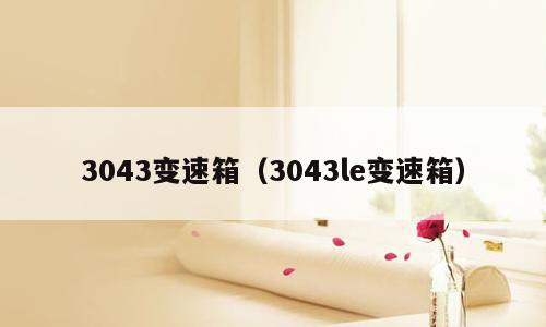 3043变速箱（3043le变速箱）