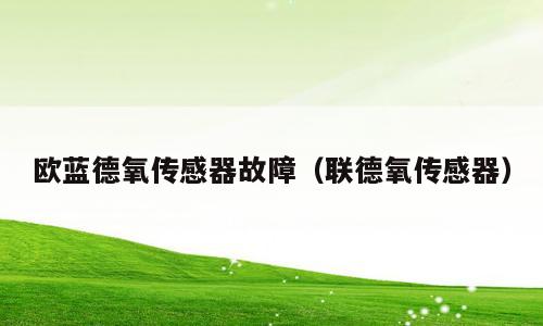 欧蓝德氧传感器故障（联德氧传感器）