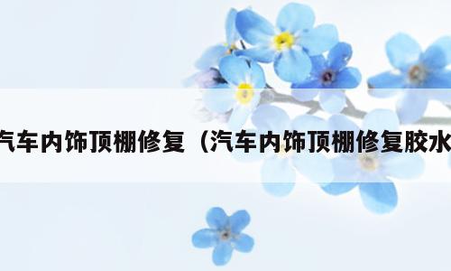 汽车内饰顶棚修复（汽车内饰顶棚修复胶水）