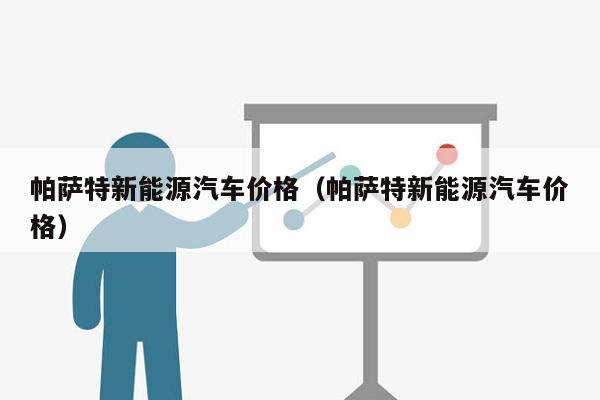 帕萨特新能源汽车价格（帕萨特新能源汽车价格）