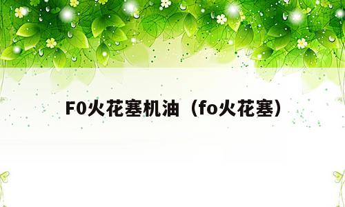F0火花塞机油（fo火花塞）